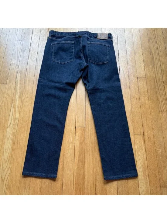 AG Adriano Goldschmied Size 36R Dark Blue Wash The Nomad Modern Slim Denim Jeans - Picture 14 of 15